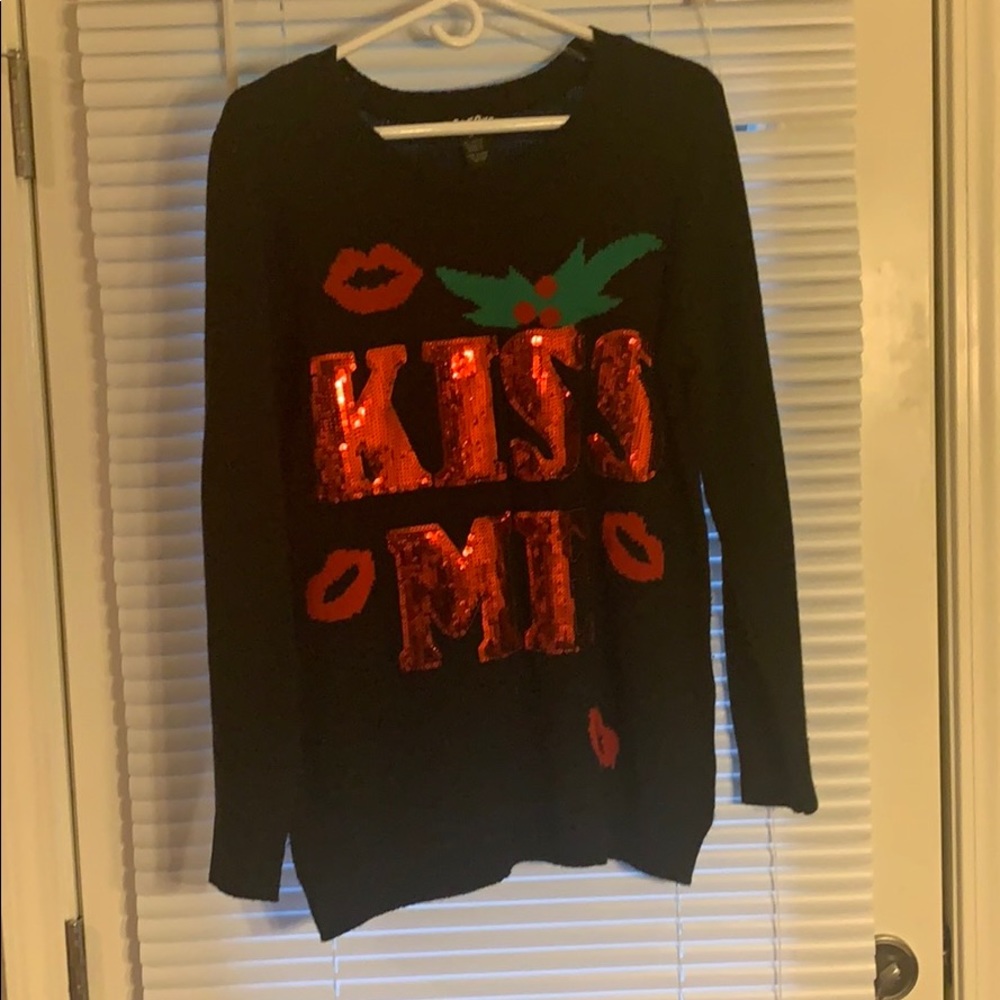 Planet gold sweater